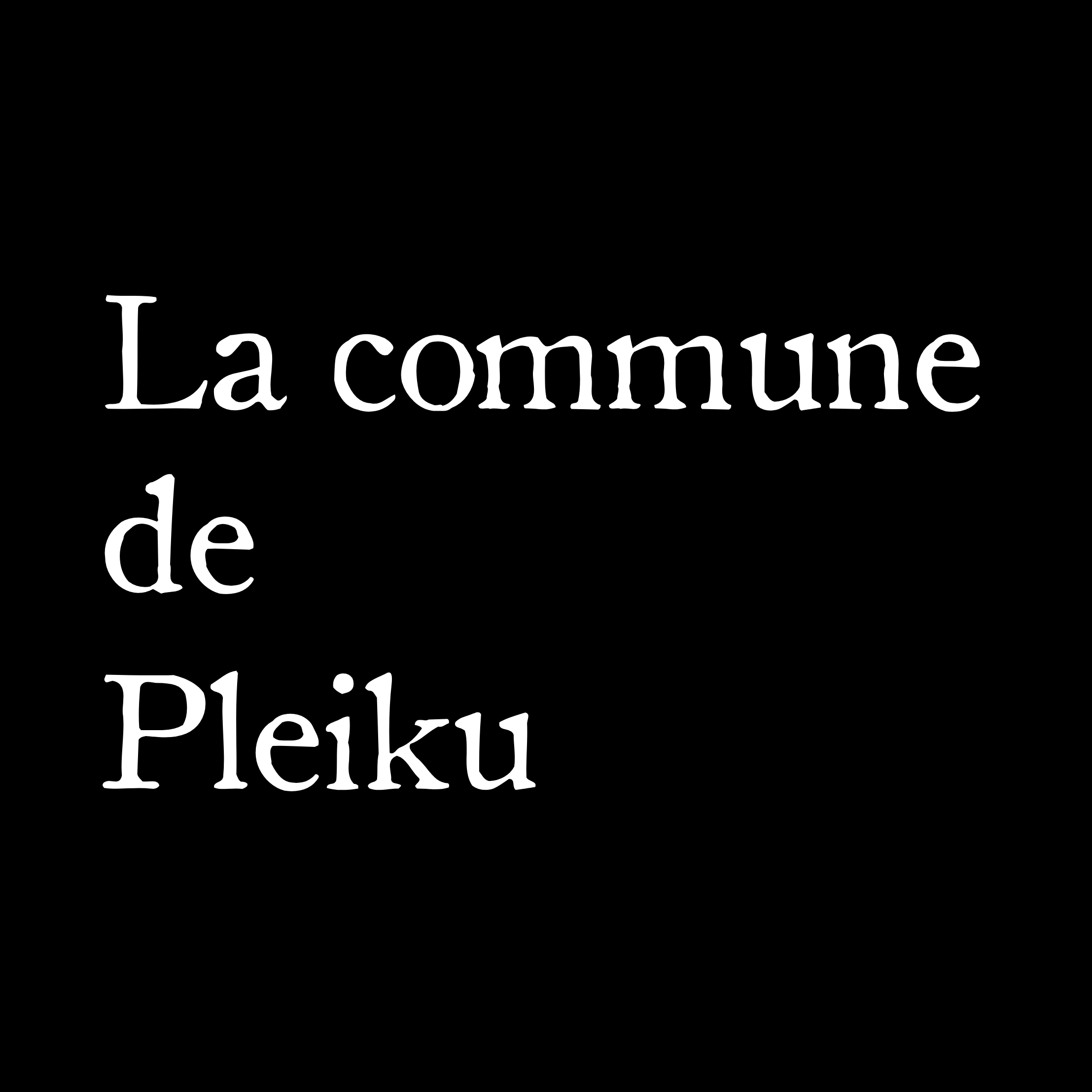 Pleiku La Commune de